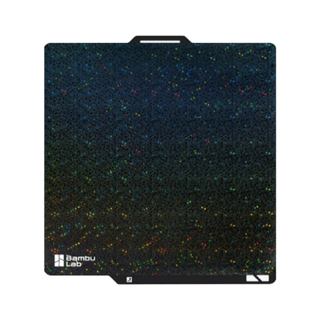 Підкладка для 3D-друку Bambu Lab Surface Plate 3D Effect, Galaxy 256*256mm, для X1 & P1 Series, A1 (FAP015+FAP015-N) - зображення 1