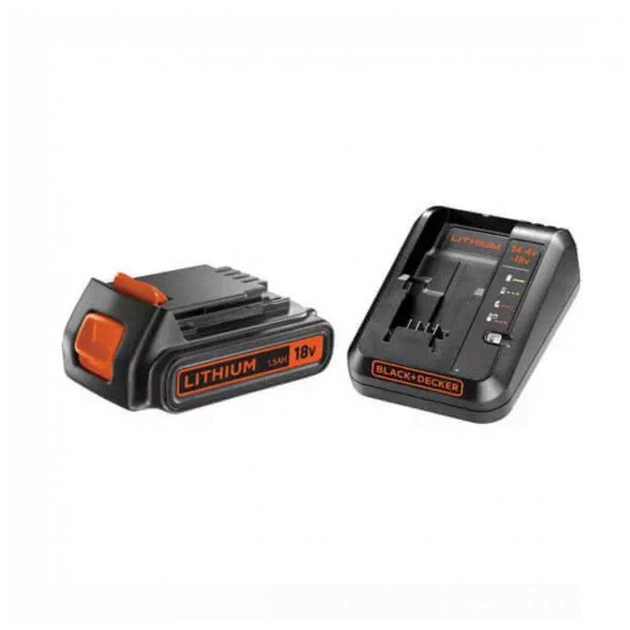 Зарядное устройство для аккумуляторов инструмента Black&Decker 14.4V, 18V, ток 1A (BDC1A15) - изображение 1