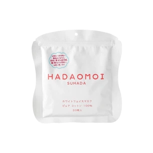 Маска для обличчя Kor Japan Hadaomoi White Face Mask Освітлювальна Тканинна 30 шт (4571365221981) зображення 1
