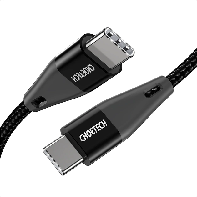 Кабель Choetech USB Type-C - USB Type-C (M/M) 100W, 1 м Black (XCC-1008) - изображение 1