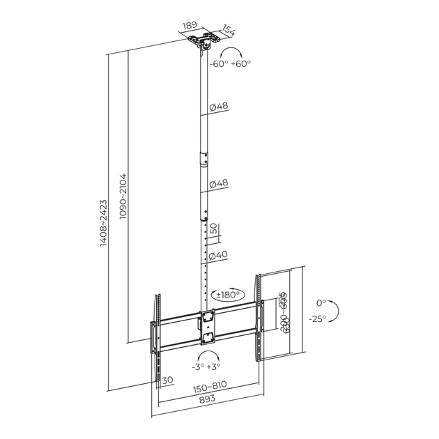 Кронштейн ITech CELB-58XL - picture 4