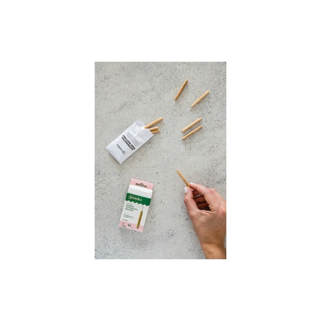 Щітки для міжзубних проміжків Nordics Bamboo 0.40 мм 8 шт. (3800500324210) - picture 2