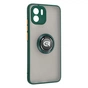 Чохол до мобільного телефона Armorstandart Frosted Matte Ring Xiaomi Redmi A2 Dark Green (ARM68375) - зменшене зображення 1