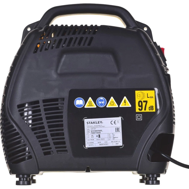 Компресор Stanley AIR KIT, 180 л/хв, 1.1 кВт, 6,1 кг (AIRKIT) - изображение 7