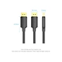 Кабель мультимедійний DisplayPort M to DisplayPort M 1.0m 4K black Vention (HAKBF) - зменшене зображення 8