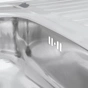 Мийка кухонна Kroner Polierte-6080L 06160 (CV022817) - зменшене зображення 6