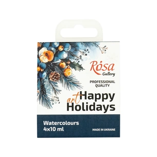 Акварельні фарби Rosa Gallery Special Edition 2, 4 кольори по 10 мл (4823098546733) picture 1