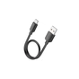 Дата кабель USB 2.0 AM to USB-C 0.25m 27W X96 Hyper black HOCO (6942007609401) - уменьшенное изображение 1