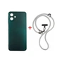 Чохол до мобільного телефона Dengos Case + Cross-body Strap Samsung Galaxy A07 Green+Grey (DG-KM-CCRB-17) - зменшене зображення 1