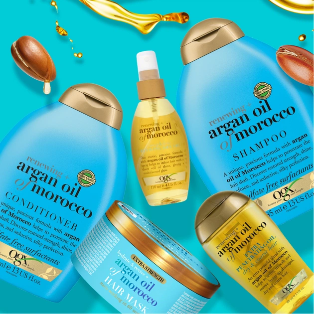 Маска для волосся OGX Argan Oil of Morocco Живильна 300 мл (3574661685144) - picture 9