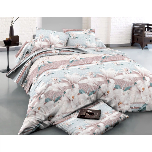 Постільна білизна MirSon Сатин 22-1284-1 Spring flowering 160х220 (2200004109718) - зображення 1