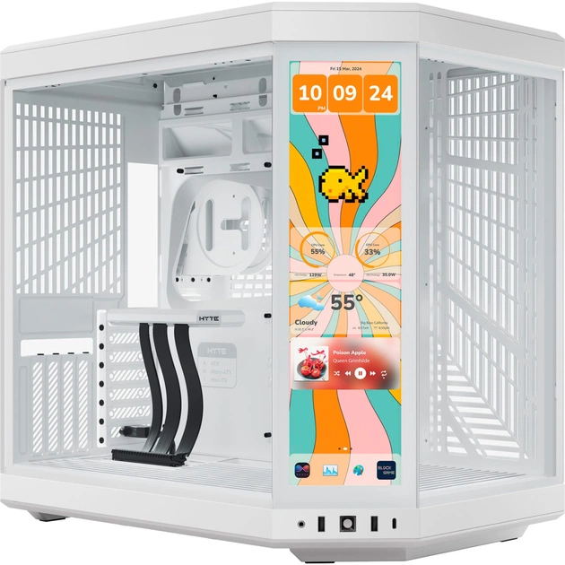 Корпус для ПК Hyte Y70 Touch Infinite Snow White (CS-HYTE-Y70TTI-WW) - изображение 1