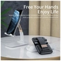 Подставка для планшета и телефона Knight Foldable Desk Mobile Phone Holder Stand (Alloy) White Essager (EZJZM-QS02) - уменьшенное изображение 2