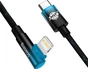 Кабель Baseus MVP 2 USB Type-C - Lightning (M/M), 20W, 1 м Black/Blue (CAVP000221) - зменшене зображення 2