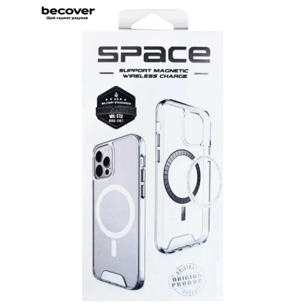 Чохол до мобільного телефона BeCover Space Case Apple iPhone 17e Transparent (715143) - зображення 5