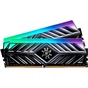 Модуль пам'яті для комп'ютера DDR4 16GB (2x8GB) 3200 MHz Spectrix D41 Titanium Gray ADATA (AX4U320038G16-DT41AX4U320038G16-DT41) - зменшене зображення 2
