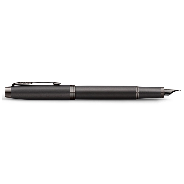 Ручка пір'яна Parker IM 17 Professionals Monochrome Titanium  FP F (28 011) - изображение 4