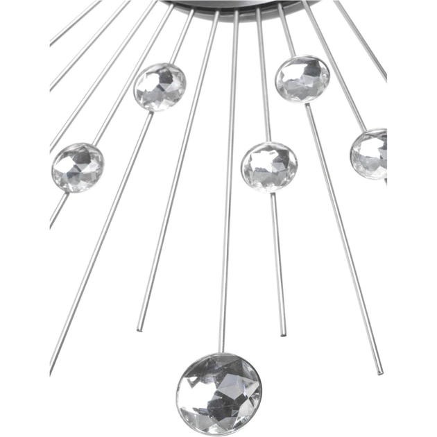 Настінний годинник Esperanza Wall Clock Boston 50 см з променями з і сталі та кристалами (EHC002) - picture 4