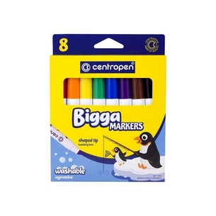 Фломастеры Centropen Bigga, 8 шт (7650/08) изображение 1