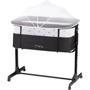 Ліжечко MoMi Приставне ліжечко MoMi REVO (колір - dark grey) (LOZE00021) зображення 1