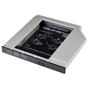 Фрейм-перехідник Grand-X HDD 2.5'' to notebook 12.7 mm ODD SATA/mSATA HDC-25 (HDC-25) зображення 1