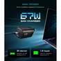 Зарядний пристрій Armorstandart 2xUSB-C + 1xUSB 67W GaN black (ARM88384) - зменшене зображення 3