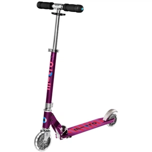 Самокат Micro Sprite Purple stripe LED (SA0219) зображення 1