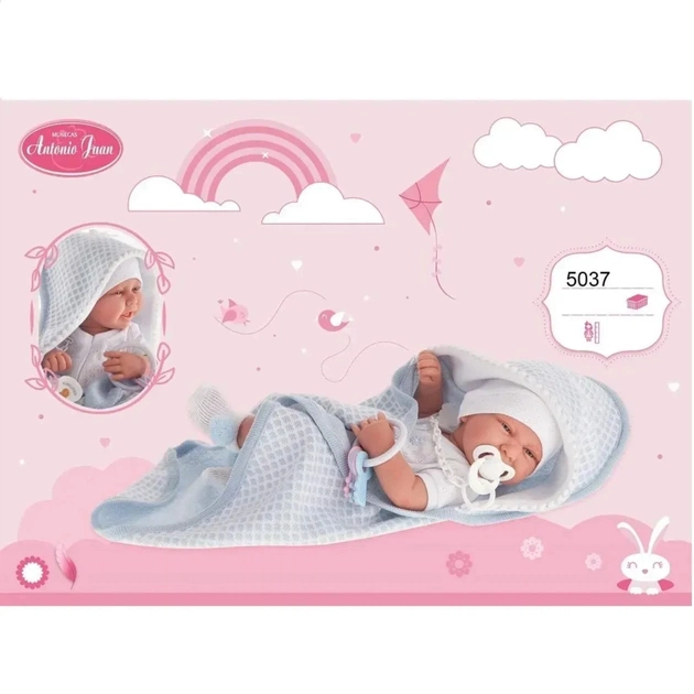 Пупс Antonio Juan вініловий Карло в ковдрі 42 см (5037) - picture 3