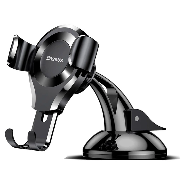 Универсальный автодержатель Baseus Osculum Type Gravity Car Mount Black (SUYL-XP01) - изображение 1