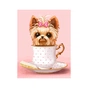 Картина по номерам Rosa Start Cute Dog in a Cup 35 х 45 см (4823098531401) - уменьшенное изображение 1