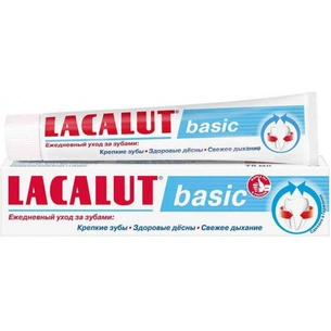 Зубна паста Lacalut basic 75 мл (4016369696590) зображення 1