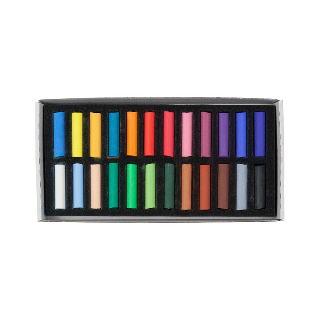 Пастель Koh-i-Noor Toison D'or суха м'яка 1/2 (половинки) 24 кольори (8544) - picture 2