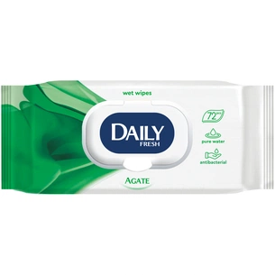 Вологі серветки Daily Fresh універсальні з клапаном 72 шт. (4823071642315) изображение 1