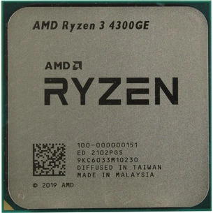 Процесор AMD Ryzen 3 4300GE (100-000000151) зображення 1