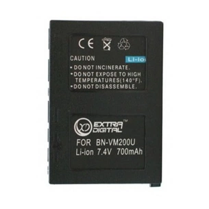 Акумулятор до фото/відео Extradigital JVC BN-VM200U (DV00DV1327) зображення 1