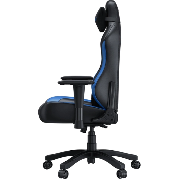 Крісло ігрове Anda Seat Luna Color PVC Size L Black/Blue (AD18-48-BS-PV) - зображення 5