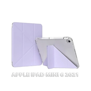 Чохол до планшета BeCover Ultra Slim Origami Transparent Apple iPad Mini 6 2021 Purple (712933) зображення 1