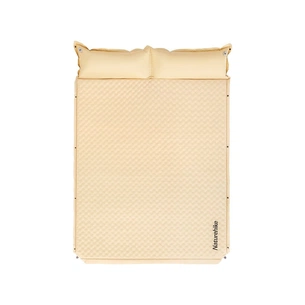 Туристичний килимок Naturehike CNK2300DZ014 Самонадувний двомісний з подушкою 60 мм бежевий (6976023926952) зображення 1