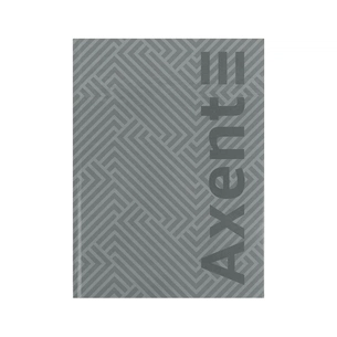 Книга записная Axent A4 Pattern, 96 листов клетка, серый (8425-2-A) изображение 1