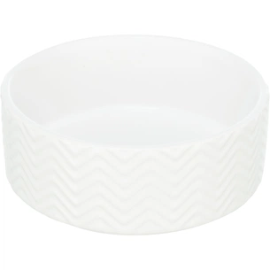 Посуд для собак Trixie Миска керамічна 400 мл/13 см (біла) (4047974250235) зображення 1