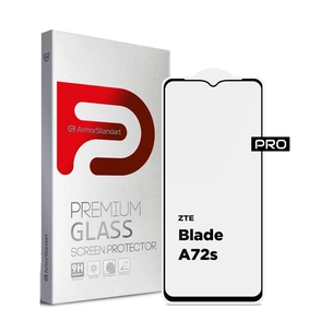Скло захисне Armorstandart Pro ZTE Blade A72s Black (ARM68739) зображення 1