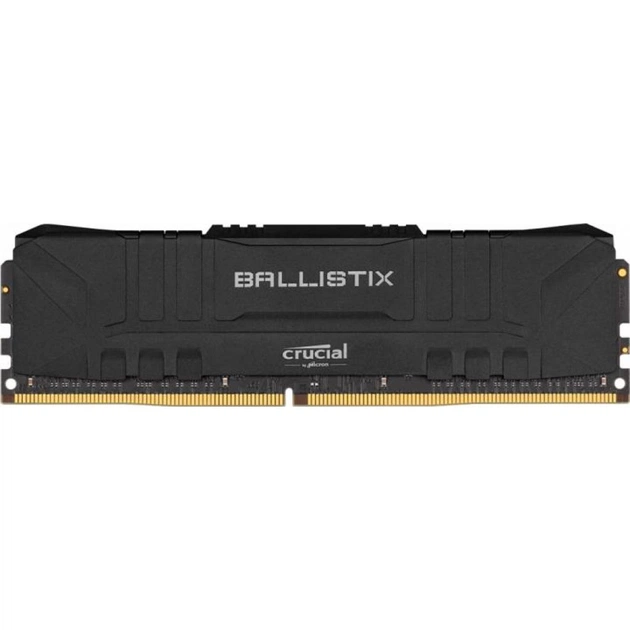 Модуль пам'яті для комп'ютера DDR4 8GB 3000 MHz Ballistix Black Micron (BL8G30C15U4B) - зображення 1