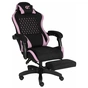 Крісло ігрове GT Racer X-2339 Black/Pink (X-2339 Fabric Black/Pink) - зменшене зображення 5