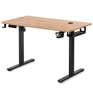 Комп'ютерний стіл Mealux PowerDesk Energy Mahogany з електрорегулюванням висоти (EVO-201 Energy Mahogany/B) зображення 1