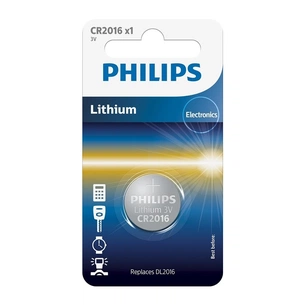 Батарейка Philips CR2016 Lithium (CR2016/01B) зображення 1