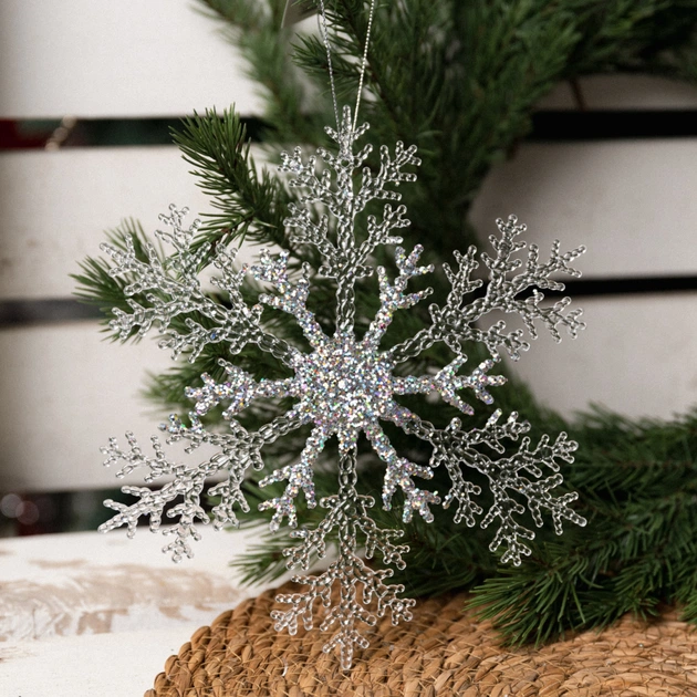 Ялинкова іграшка Novogod`ko Сніжинка 32 см Пластик (974869) - picture 2