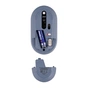 Мишка 2E MF300 FLORAMALLOW Silent Wireless/Bluetooth Blue (2E-MF300WFLORABL) - зменшене зображення 3