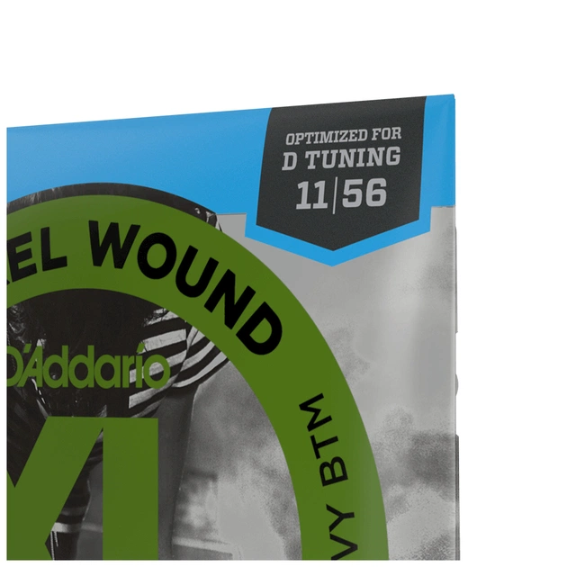 Струни для гітари D'Addario XL Nickel Wound Medium Top / Extra Heavy Bottom (11-56) (EXL117) - picture 4
