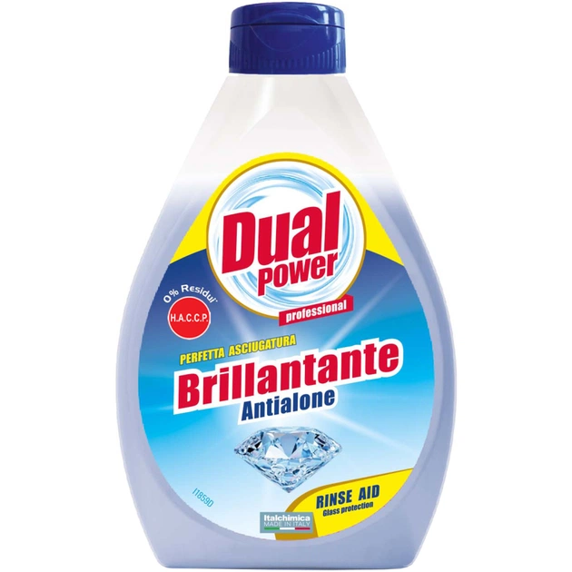 Ополіскувач для посудомийних машин Dual Power 300 мл (8032680396946) - зображення 1