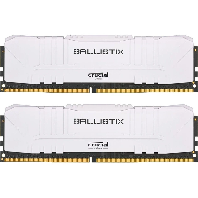 Модуль пам'яті для комп'ютера DDR4 16GB (2x8GB) 3600 MHz Ballistix White Micron (BL2K8G36C16U4W) - изображение 1